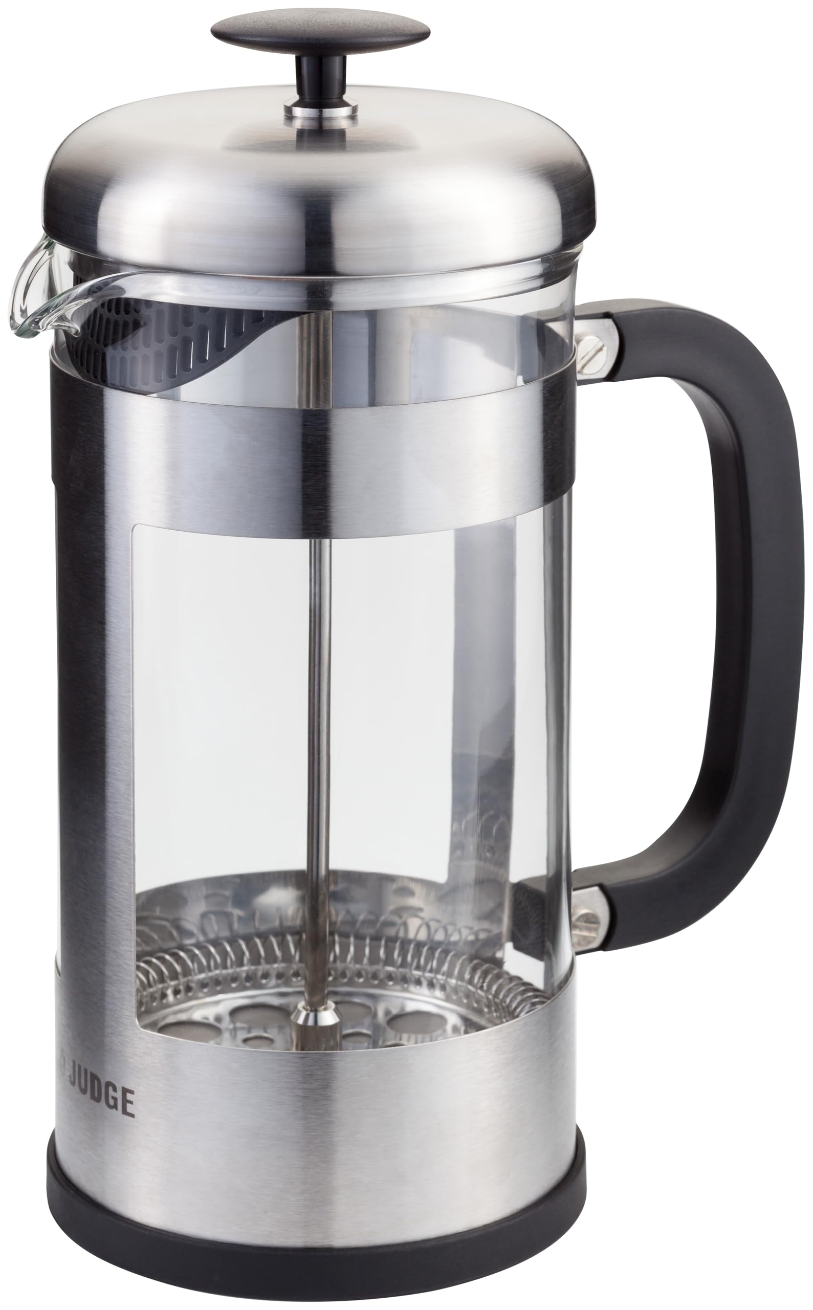 Judge Glass Cafetiere 8 Cup Coffee Maker 1LitreSilver from B&Q