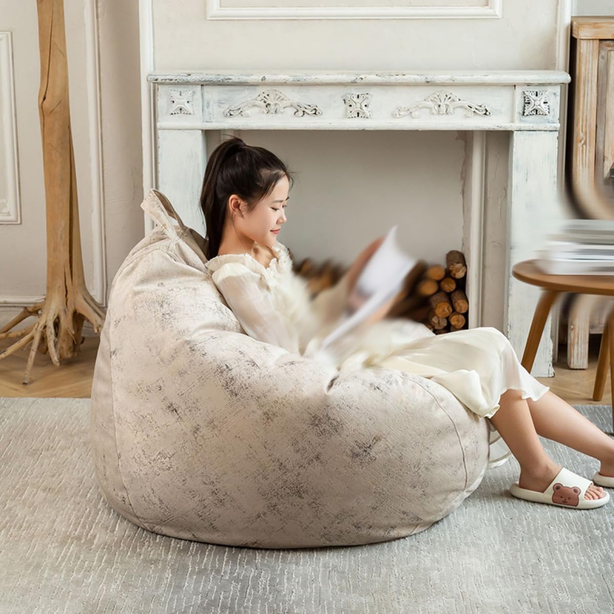 Amazon.co.jp: [VANDROUP] 人をダメにするソファ ビーズ