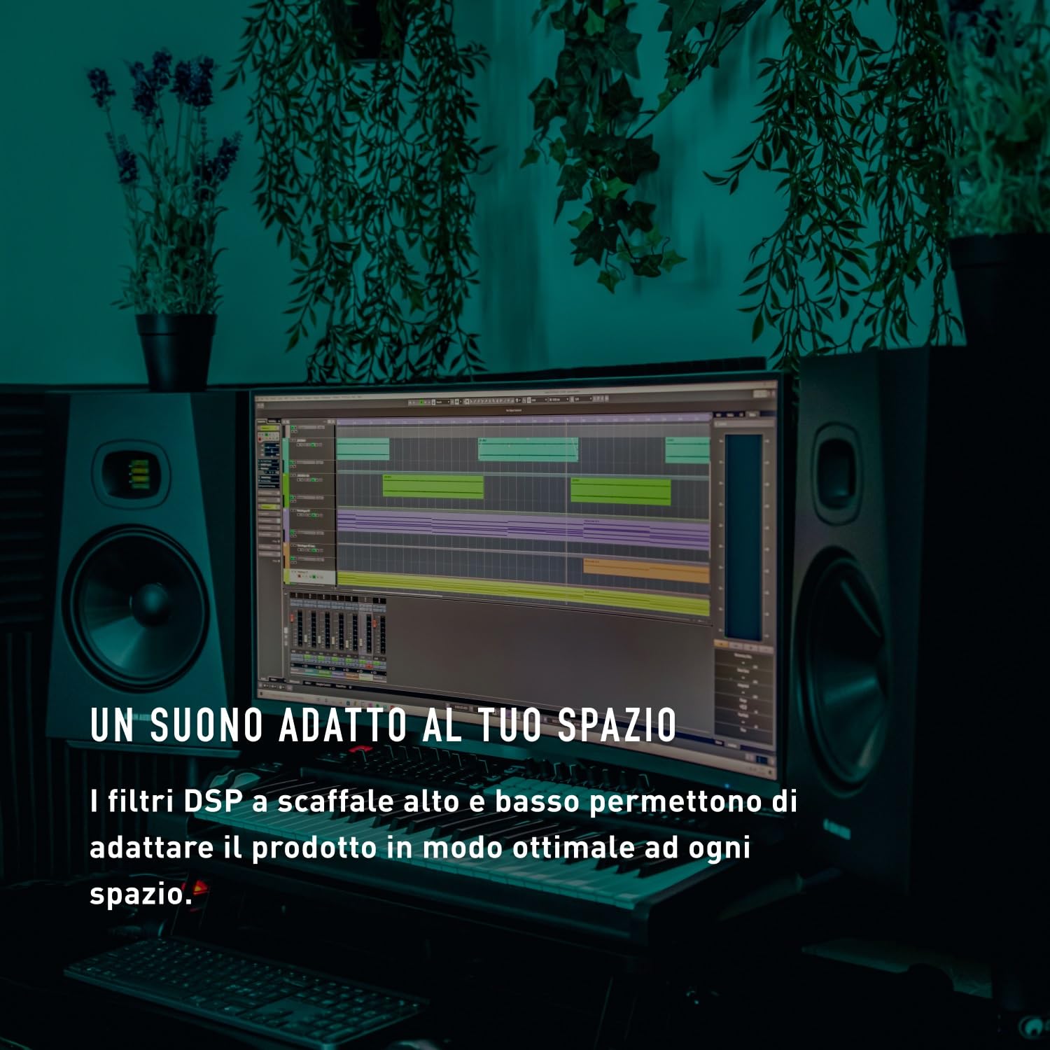 ADAM Audio T8V, Monitor da studio per registrazione, mixaggio e mastering, suono in qualità studio