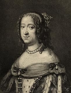 Anne Of Austria 1601-1666 Queen Consort Of France And Regent For Her Son Louis Xiv Of France Photo-Etching After The Painting By Mignard From The Book Lady Jackson S Works Old Paris I It S Court And