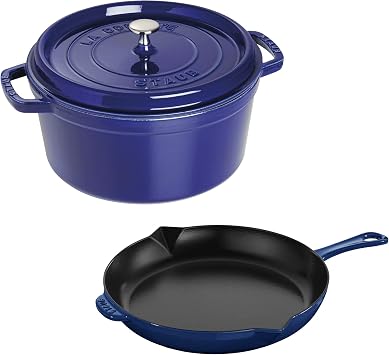 Staub Cast Iron Cocotte and Fry Pan