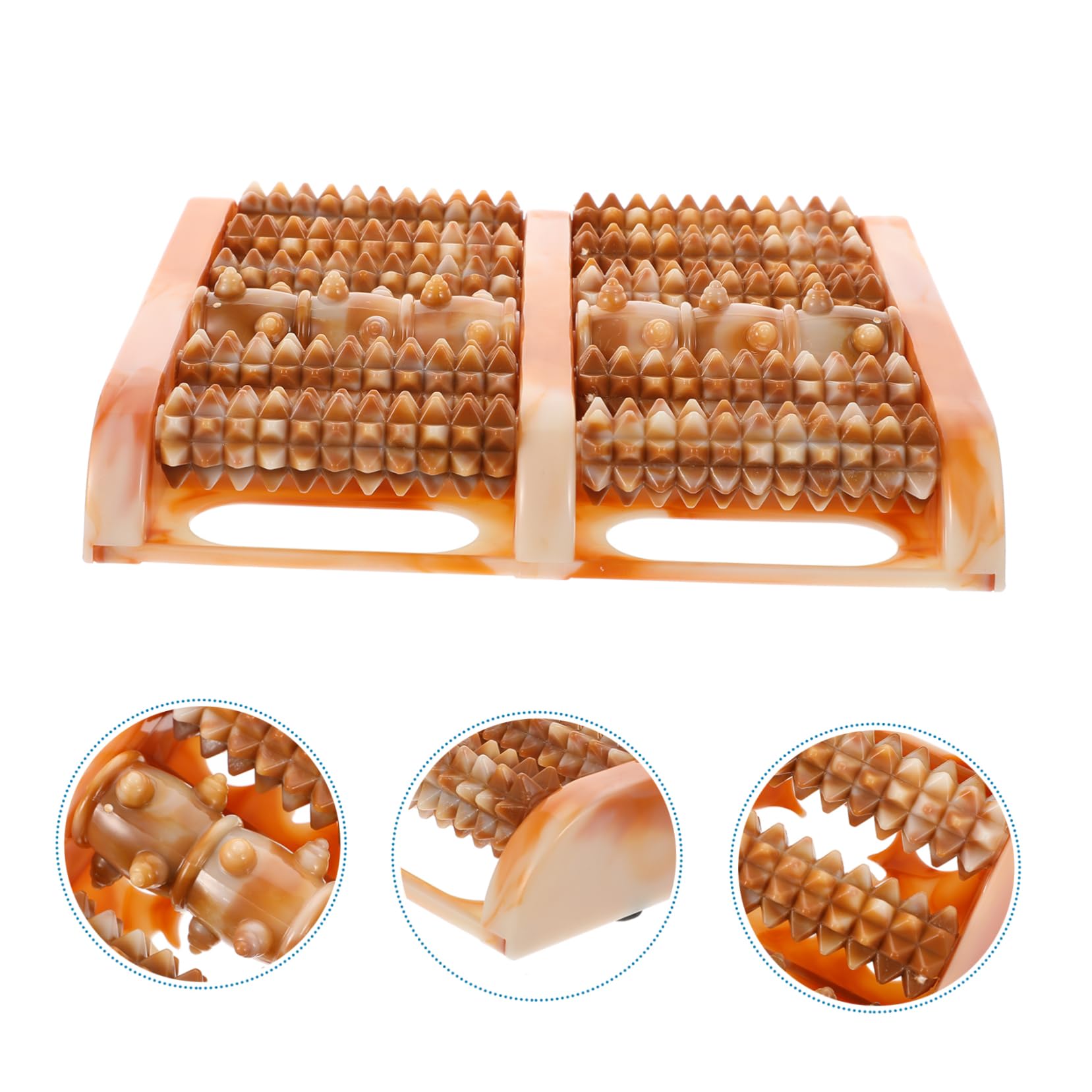 Yardenfun Rodillo de Masaje para Pies de Madera Masajeador de Reflexología Portátil Herramienta de de para Pies para Relajar y Revitalizar