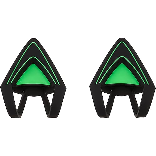 Razer Kitty Ears for Kraken Headsets: Compatible with Kraken 2019, Kraken TE Headsets - Adjustable Strraps - Water Resistant Construction - Green