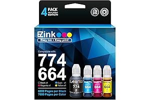 TM Compatible Ink Bottles for Epson ET-2550 4-Pack