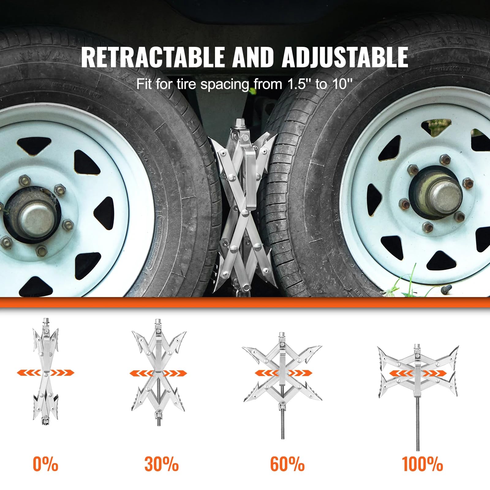 RV-Unterlegkeil-Stabilisator, X-förmiges Design für sicheres Parken und Nivellieren, ideal für Anhänger und Wohnmobile