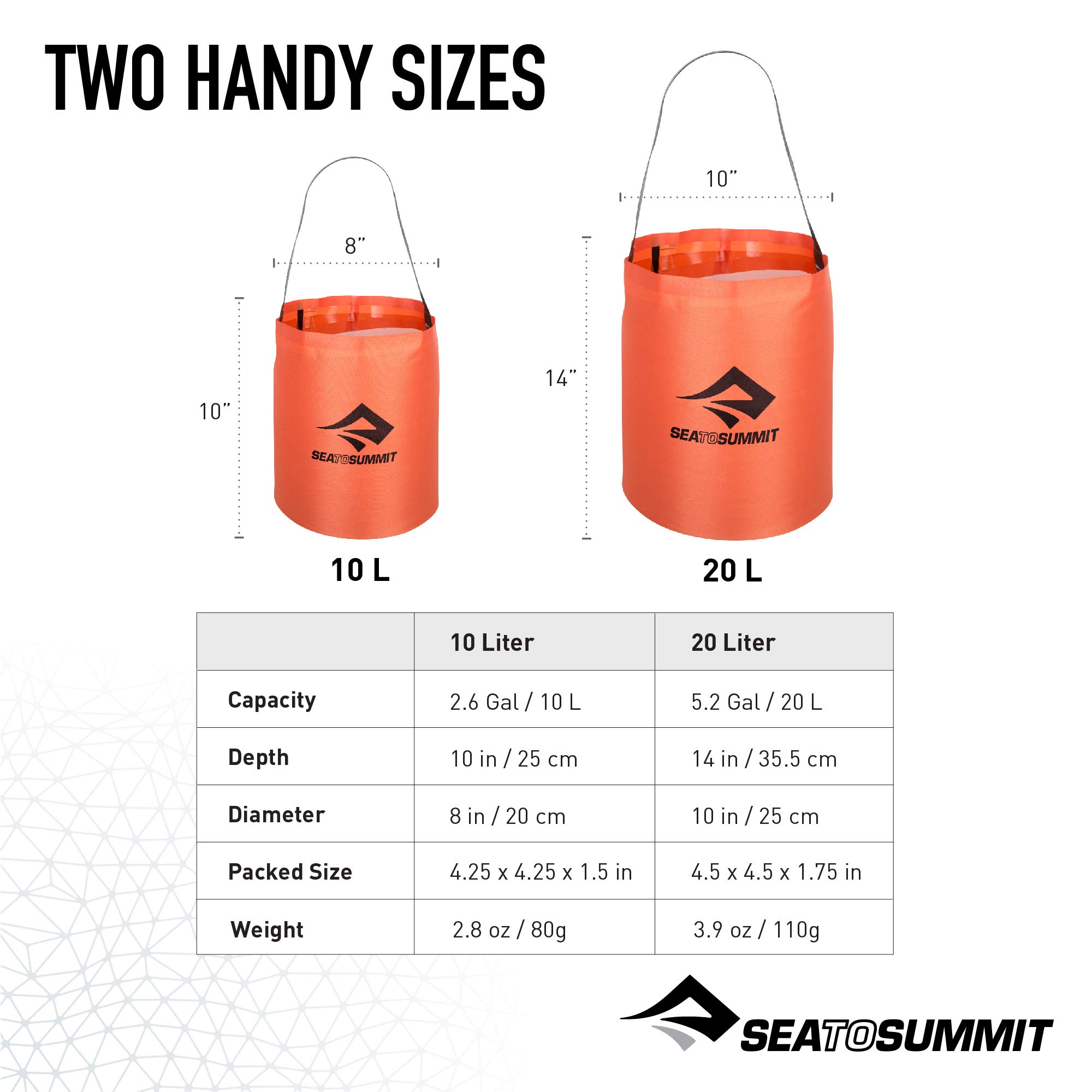 SEATO SUMMIT Składane wiadro 20 l