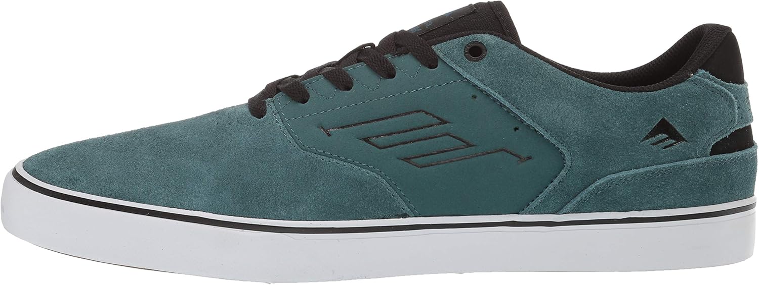 Emerica Men's The Reynolds Low Vulc Skate Shoe 5 Medium US Teal/Black