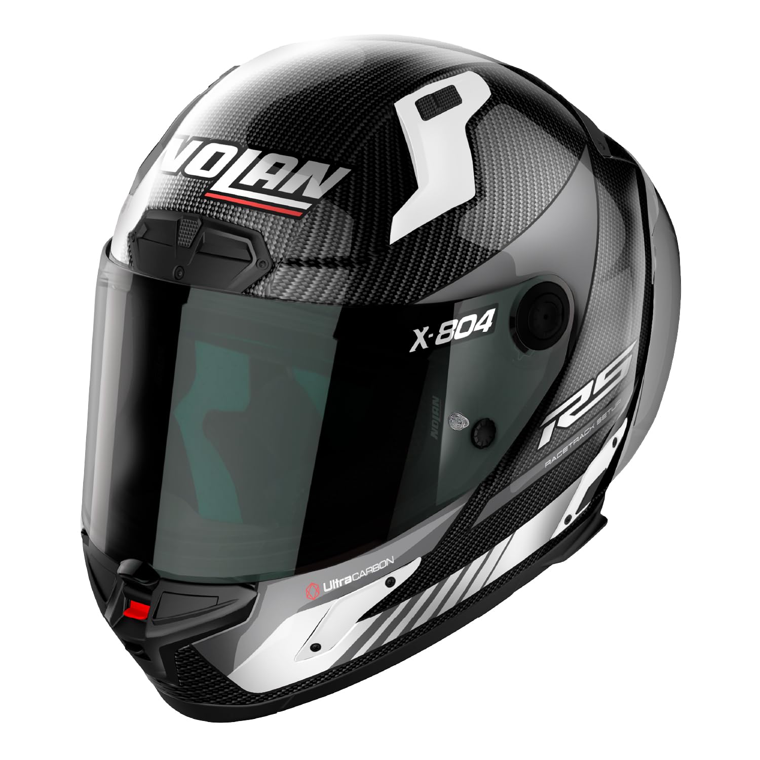 NOLAN(ノーラン) バイク ヘルメット フルフェイス Xシリーズ X-804RS ウルトラカーボン HOTLAP(ホワイト/12) XLサイズ(61-62cm) 45531