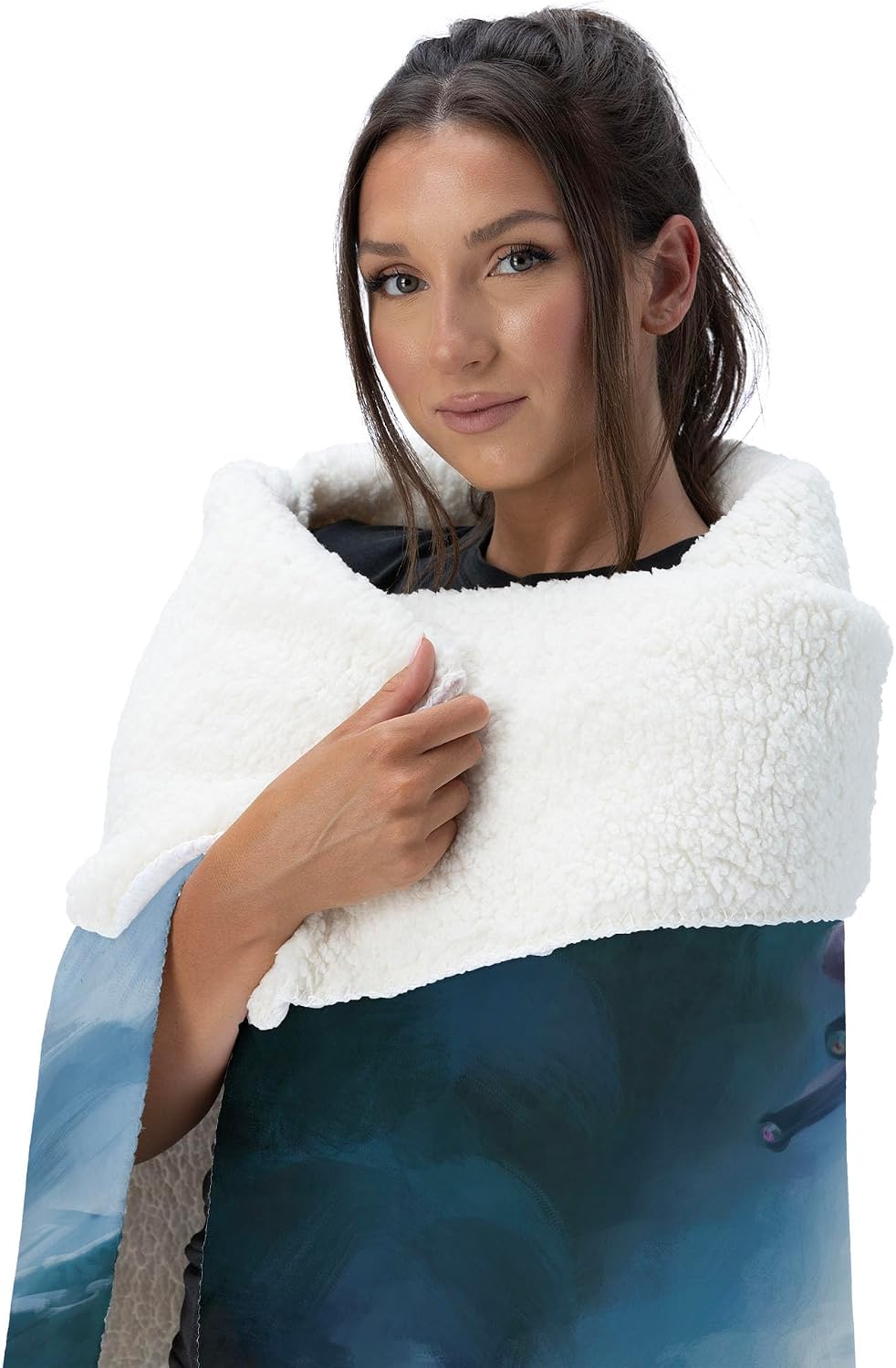 Northwest Dungeons & Dragons Epic Vision Beholder Hunt Silk Touch Sherpa Throw Blanket 50x60 inches