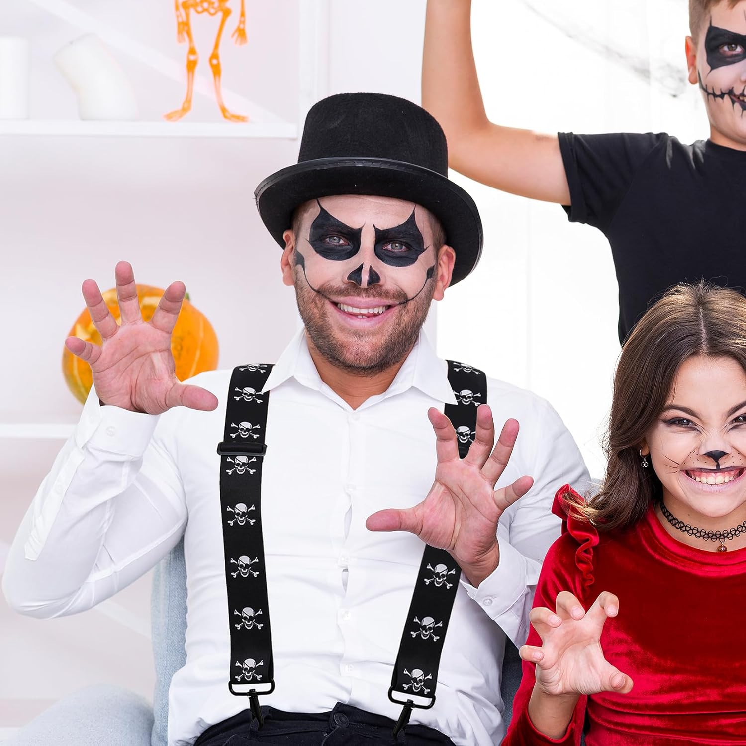 MELOTOUGH Suspenders for Men 2 Inch Wide Y Back Adjustable Elastic Big and Tall Suspenders with Swivel Hooks for Jeans - Image 7