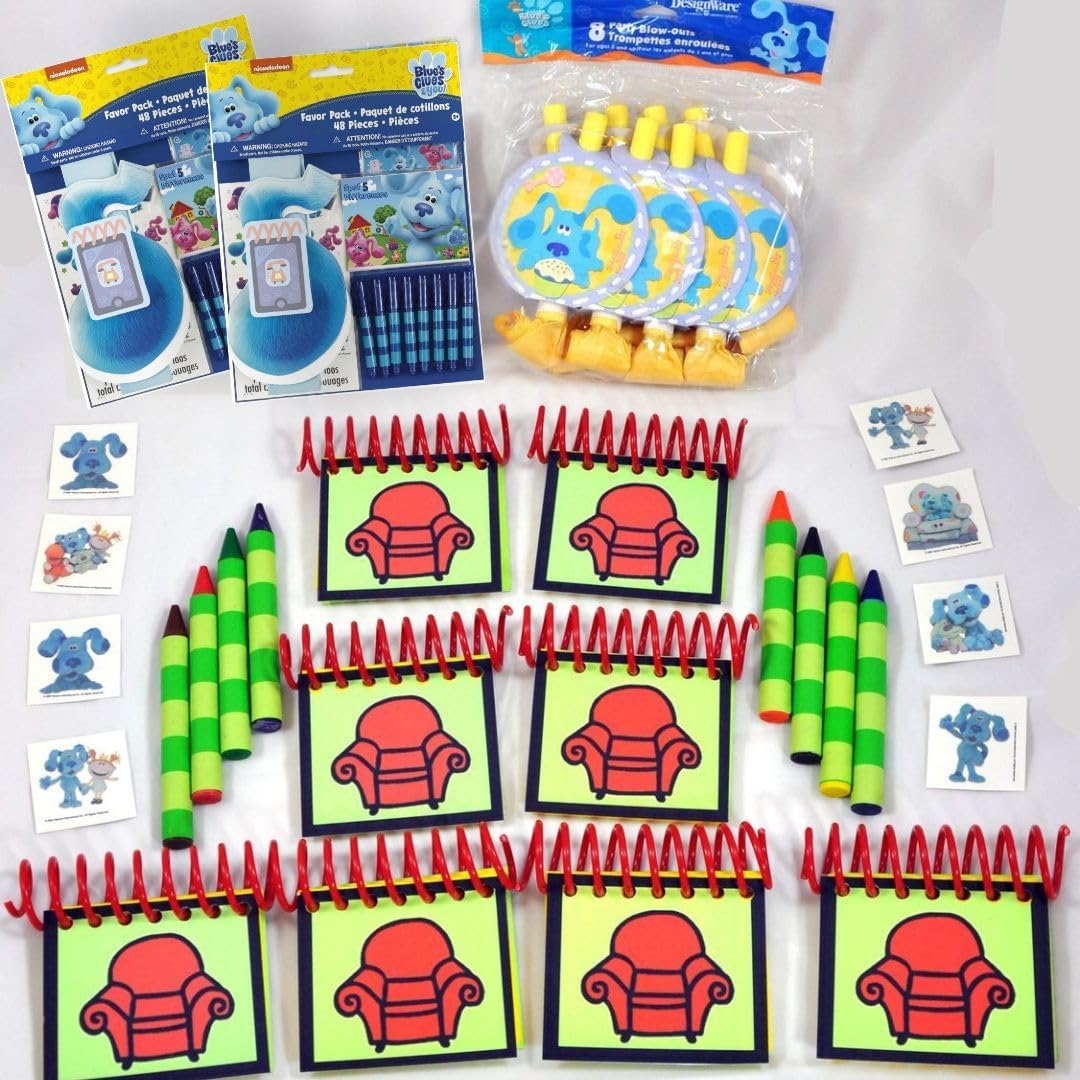 Assorted Blue's Clues Favor Pack - 48 Pcs. | Fun & Colorful Design, Perfect Party Supplies for Birthdays, Themed Events, Family Gatherings, & More image 2