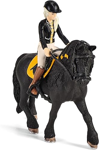 Miniatura 4 de Schleich Horse Club, juego de 15 piezas, caballos de juguete para niñas y niños de 5 a 12 años, caballeriza con Tori y Princess el caballo