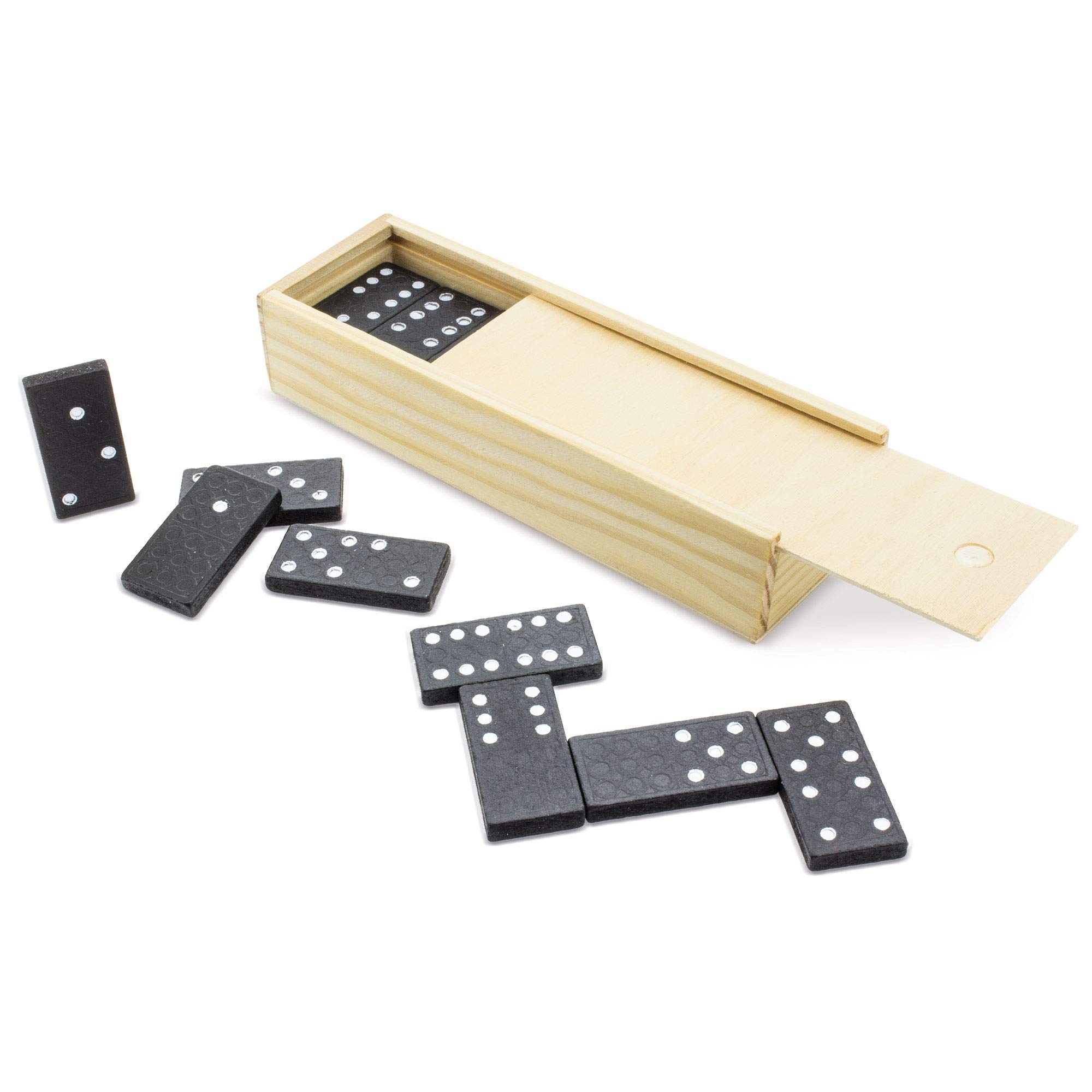 Lote de 20 Dominós de Madera - Dominos Baratos Originales para Detalles, regalos y recuerdos de Bodas, Cumpleaños, Comuniones Niños Adultos Adolescentes