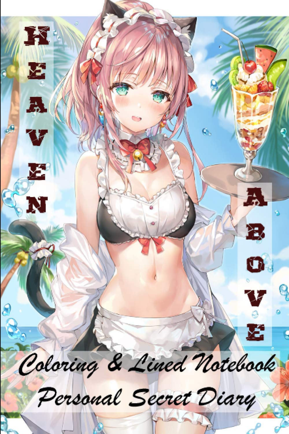 Heaven Above - Coloring & Lined Notebook - Personal Secret Diary