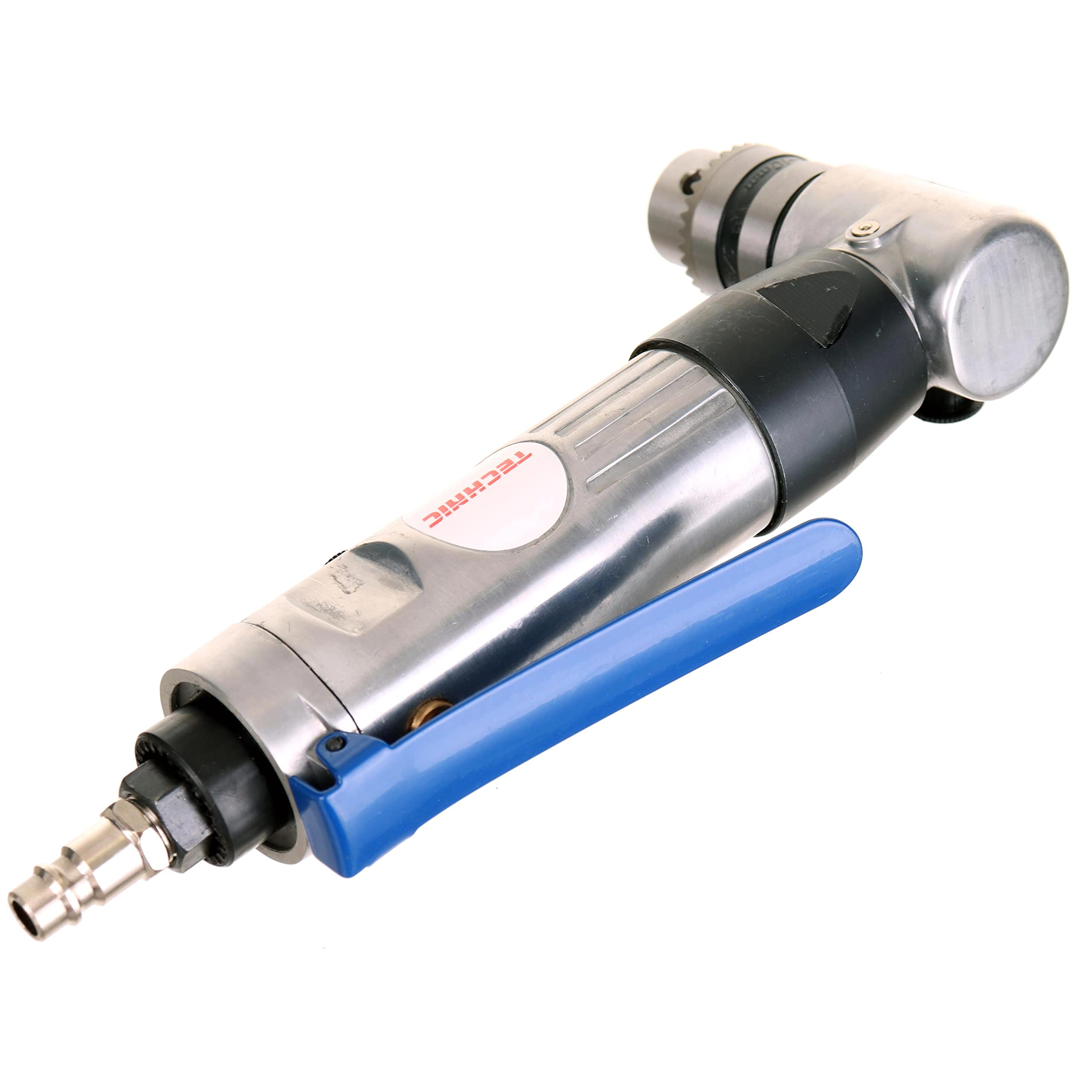 TC TECHNIC AT-5051 Pneumatische Winkelbohrmaschine mit Schlüsselfutter für Bohrer Drehrichtung Einstellmöglichkeit Höhe 95 mm Drehzahl 180 U/min
