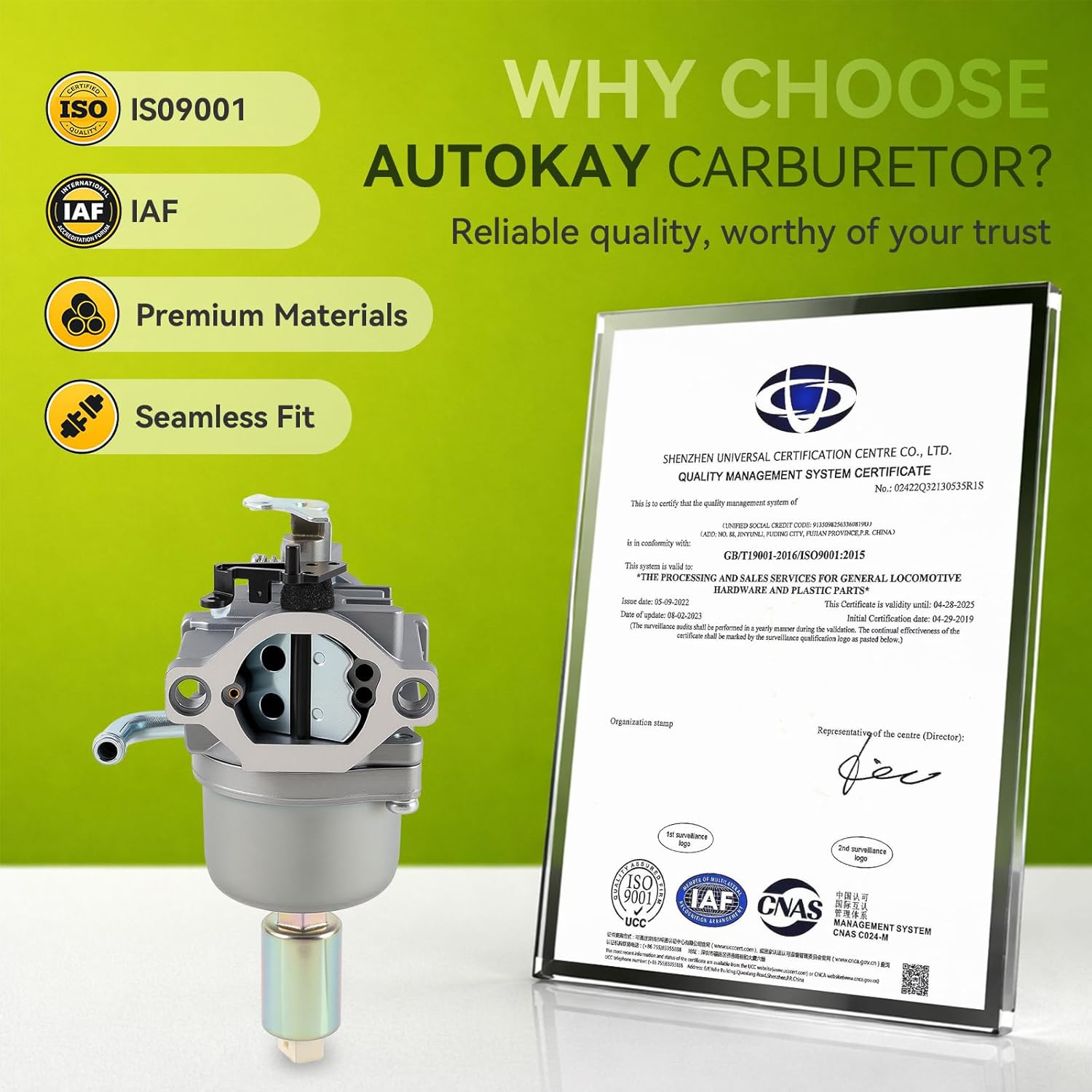 AUTOKAY 594593 591731 Carburetor Compatible with 17.5hp 591731 593514 697141 697190 698445 699109 699937 791858 791888 792171 792358 793224 790418 796109 794294 699916 593433 794572 Lawn Mower Carb