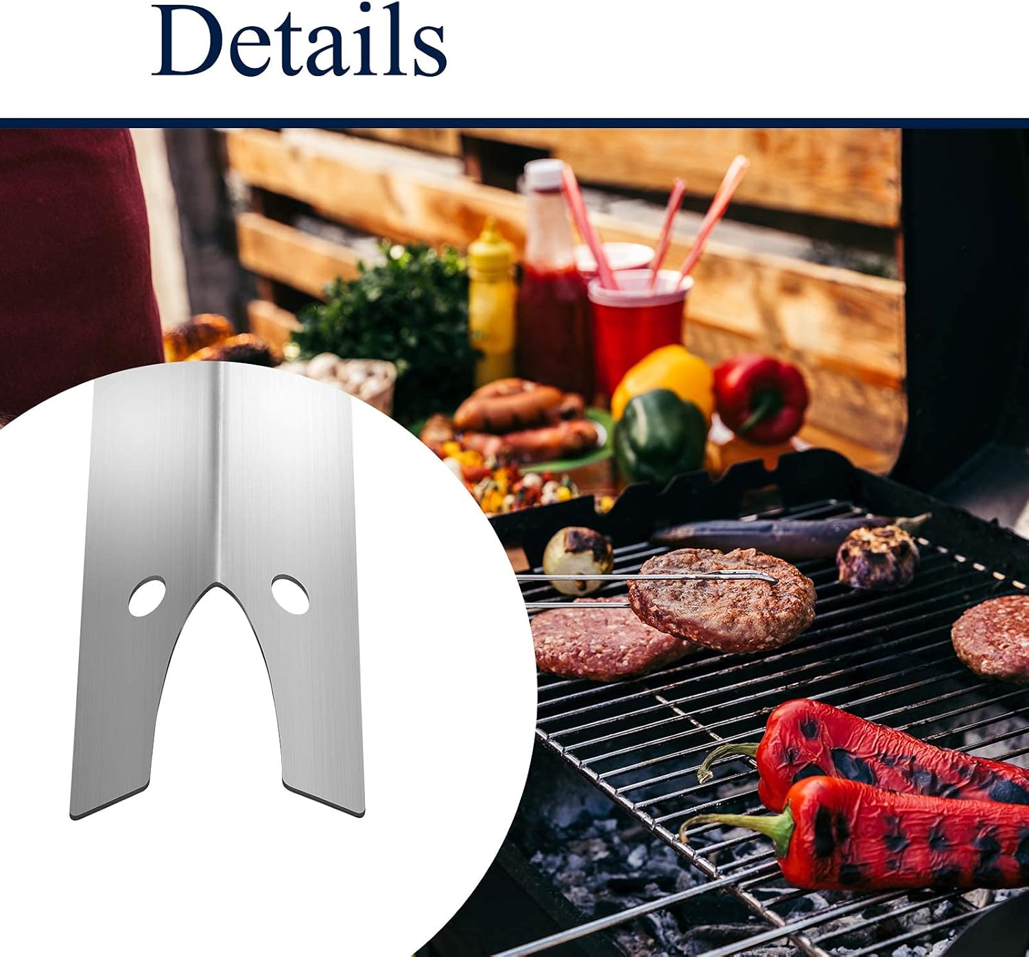 Buy Boloda Stainless Steel Heat Shield Burner,Grill Heat Plates