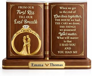 From Our First Kiss Till Our Last Breath - Personalized Custom Shaped Acrylic Plaque, I Had You, You Had Me That’s All We Ever Needed, Present For Husband Wife Valentine Bridal Keepsake