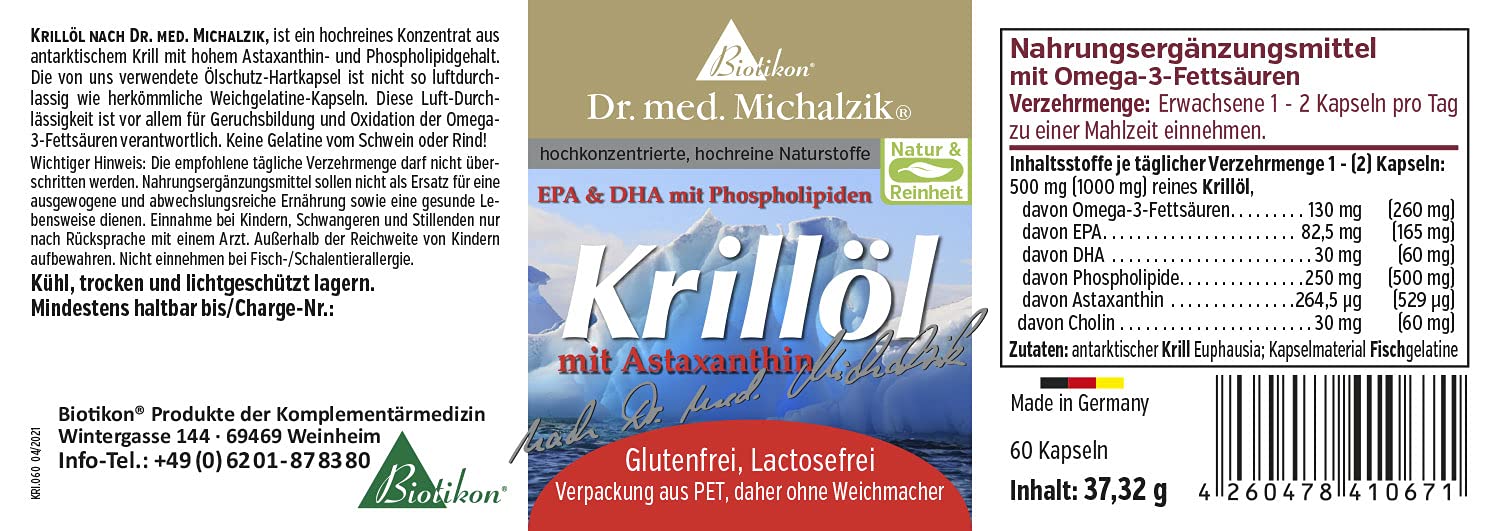 Olio di krill del dottor Alexander Michalzik