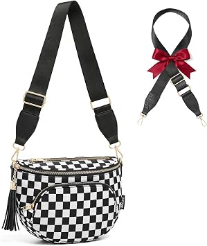 Womens Waist Pack Anti Theft Cross Body Bags With 2 Adjustable Straps Spacious Bum Bags Shoulder Handbags