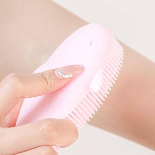 Miniatura 6 de Cepillo sensorial prémium para niños o autismo, limpiador corporal de silicona suave, cepillos sensoriales 2 en 1 para terapia ocupacional, esponja