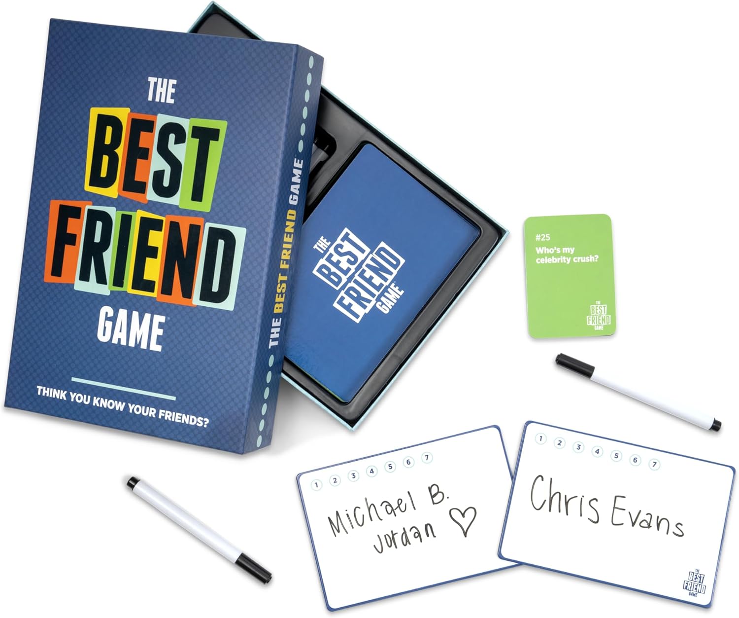 DSS Games The Best Friend Game: Think You Know Your Friends? [A Party Game | Card Game for Adults & Teens for Friends | Birthday Gift | Game Night]