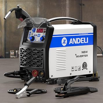 ANDELI Welding Machine 3 in 1,110V/220V Flux Core Welder,MIG Lift TIG MMA Gasless MIG Welder,Stick Arc Portable Welder Machine