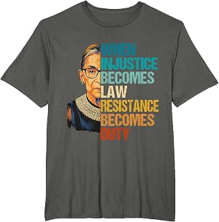 When Injustice Becomes Law Resistance Becomes Duty Quote T-Shirt