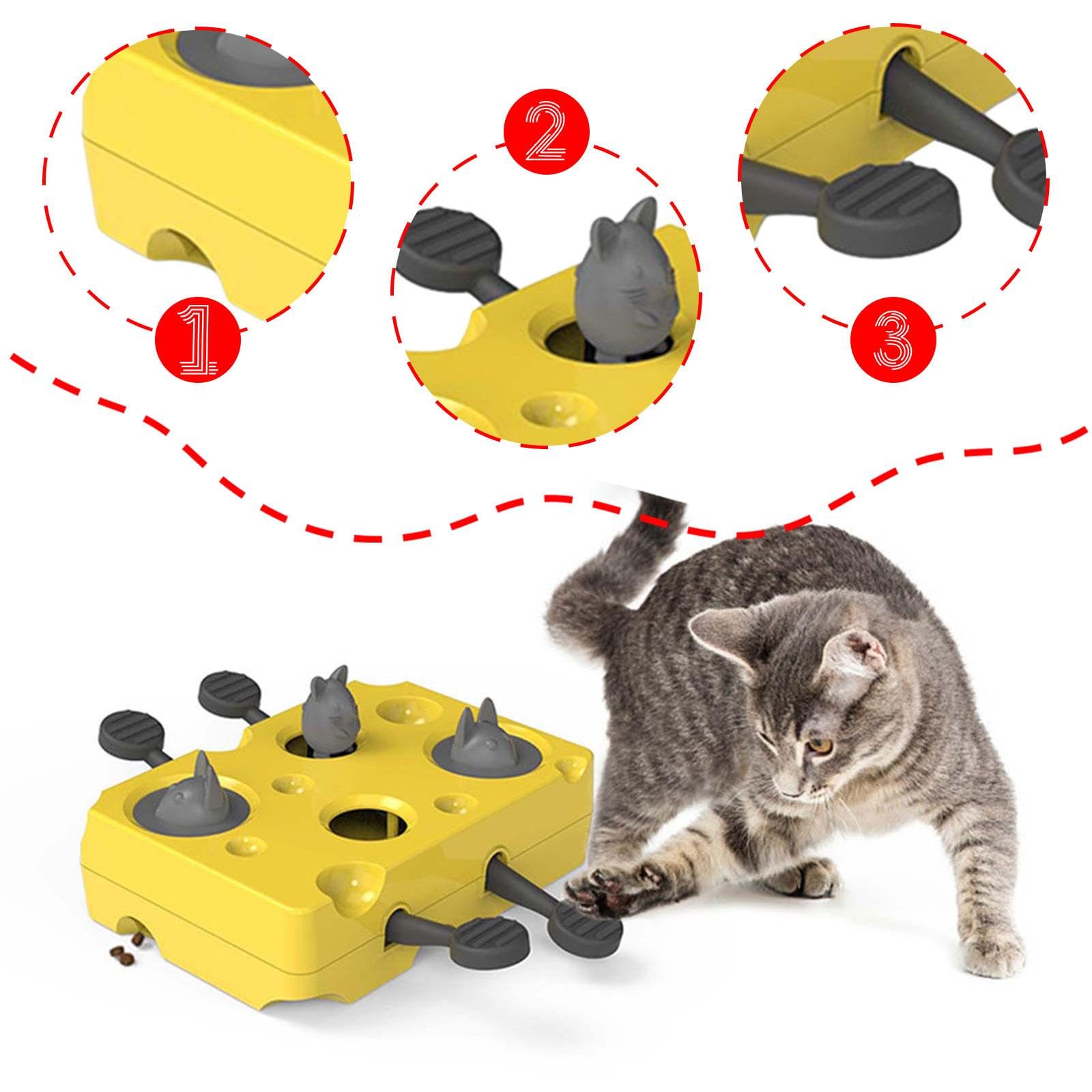 Puzzle Interattivo per Gatti, Giocattolo, Gioco, Addestramento al Qi, Intrattenimento, Alimentazione