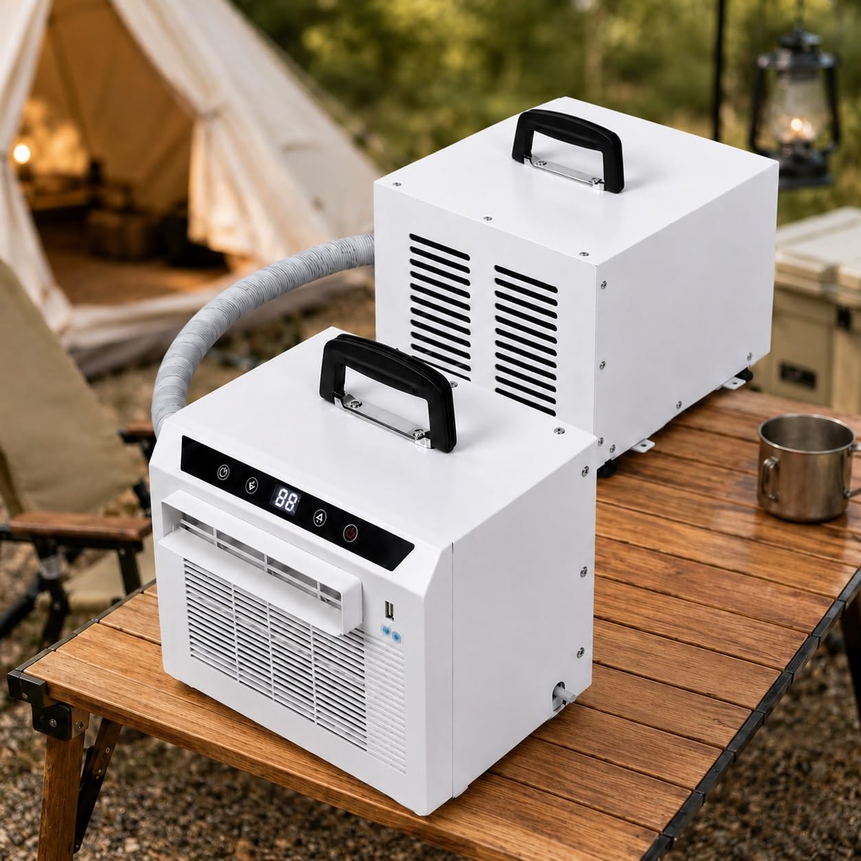 Portable Split-System AC 3000 BTU, Compact Cooler