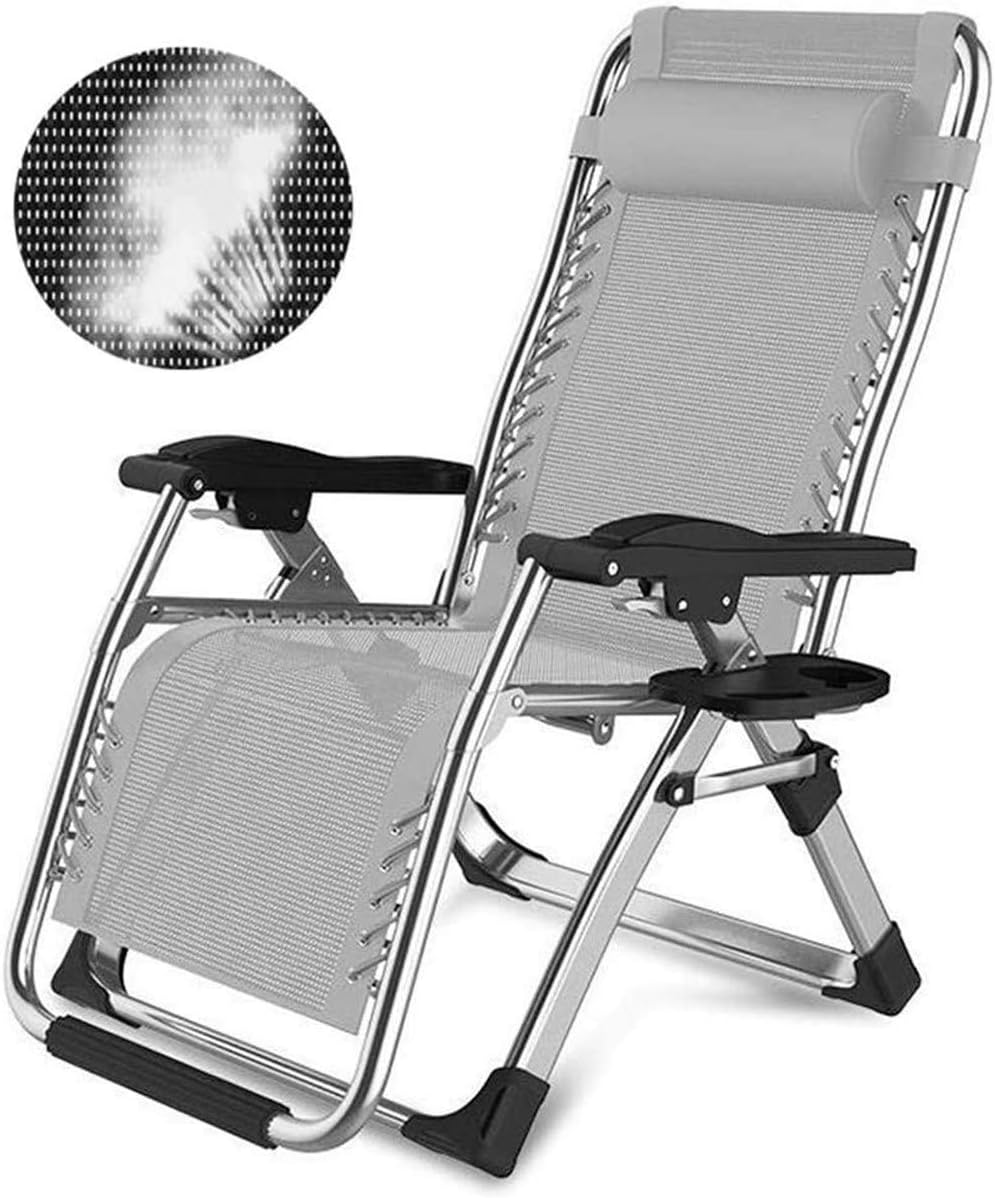 Reclining Garden Chairs, Reclining Lounge Chairs, Folding Chair, for Patio, Lawn and Garden, Beach, Camping, Outdoor Patio Lounge Chairs, Load ≥ 200kg/33