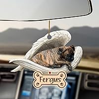 Vista 8 de Chihuahua Sleeping Angel - Adorno conmemorativo de acrílico 2D personalizado para perro, regalo para la pérdida de mascotas, regalo de simpatía