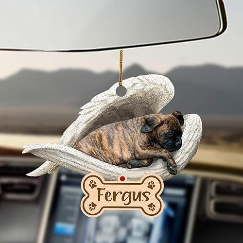Miniatura 8 de Chihuahua Sleeping Angel - Adorno conmemorativo de acrílico 2D personalizado para perro, regalo para la pérdida de mascotas, regalo de simpatía