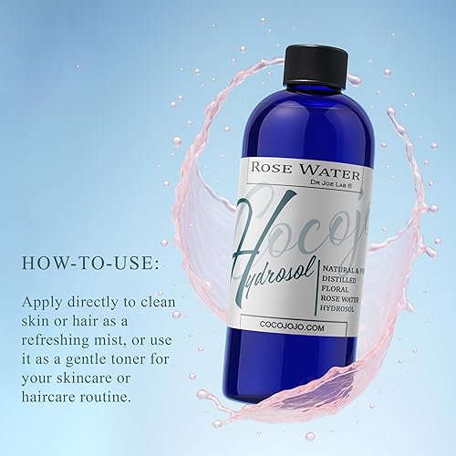 Miniatura 4 de Rose Hydrosol - Tónico en aerosol de agua de 32 onzas para hidratación facial hidratación pura y natural, hidrosol de agua de rosas para todo tipo