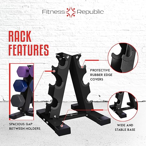 Miniatura 3 de Fitness Republic Neoprene Weights Dumbbells Set Hand Weights for Women Dumbells Set Weights Non-Slip Hex Shape Free Weight Dumbbell Sets - Combo