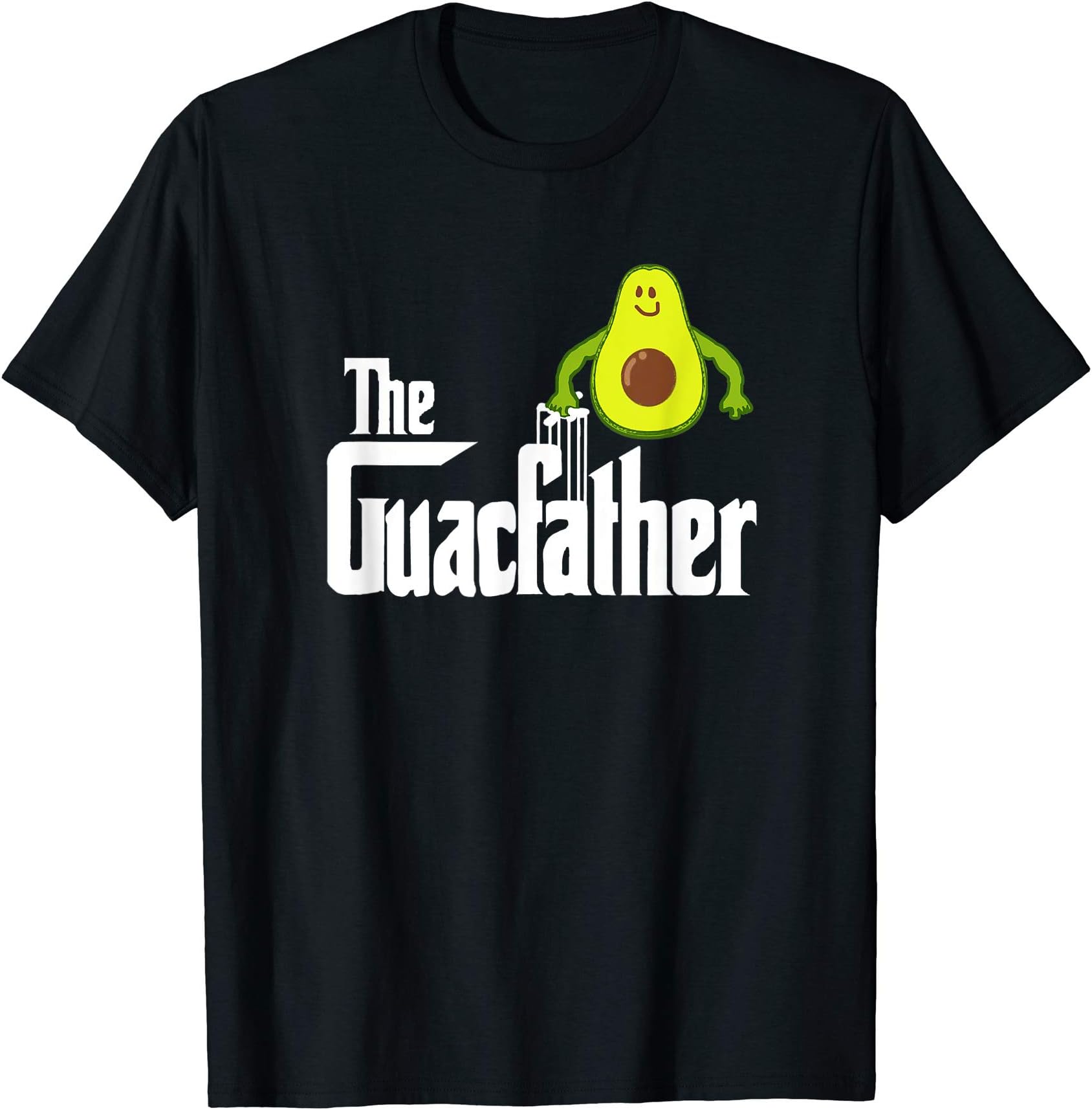 Funny Avocado Gifts Guac Father Wrinkled HippieMens The Guac Father Funny Guacamole Avocado Lover Gift T-ShirtOEKO-TEX STANDARD 100