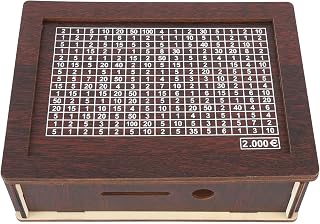 XUMIUZIY Kreative Spardose mit Zählfunktion und Glatten Kanten. Einfach zu Verwendendes Sparschwein aus Holz Zum Erreichen von Sparzielen. Ideal für Selbstdisziplin