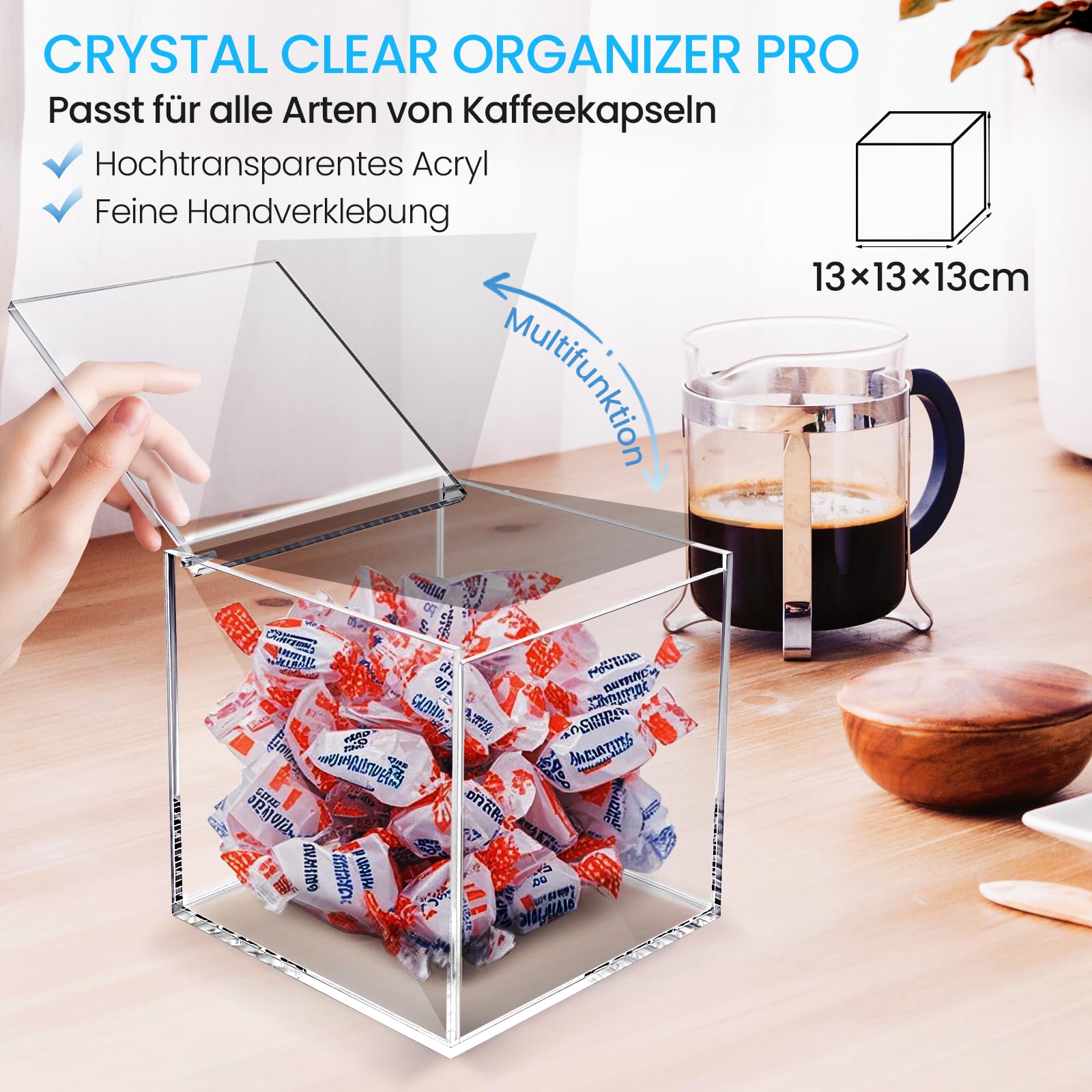 Porte-Capsules De Café Porte-Capsules De Café En Acrylique Facile à