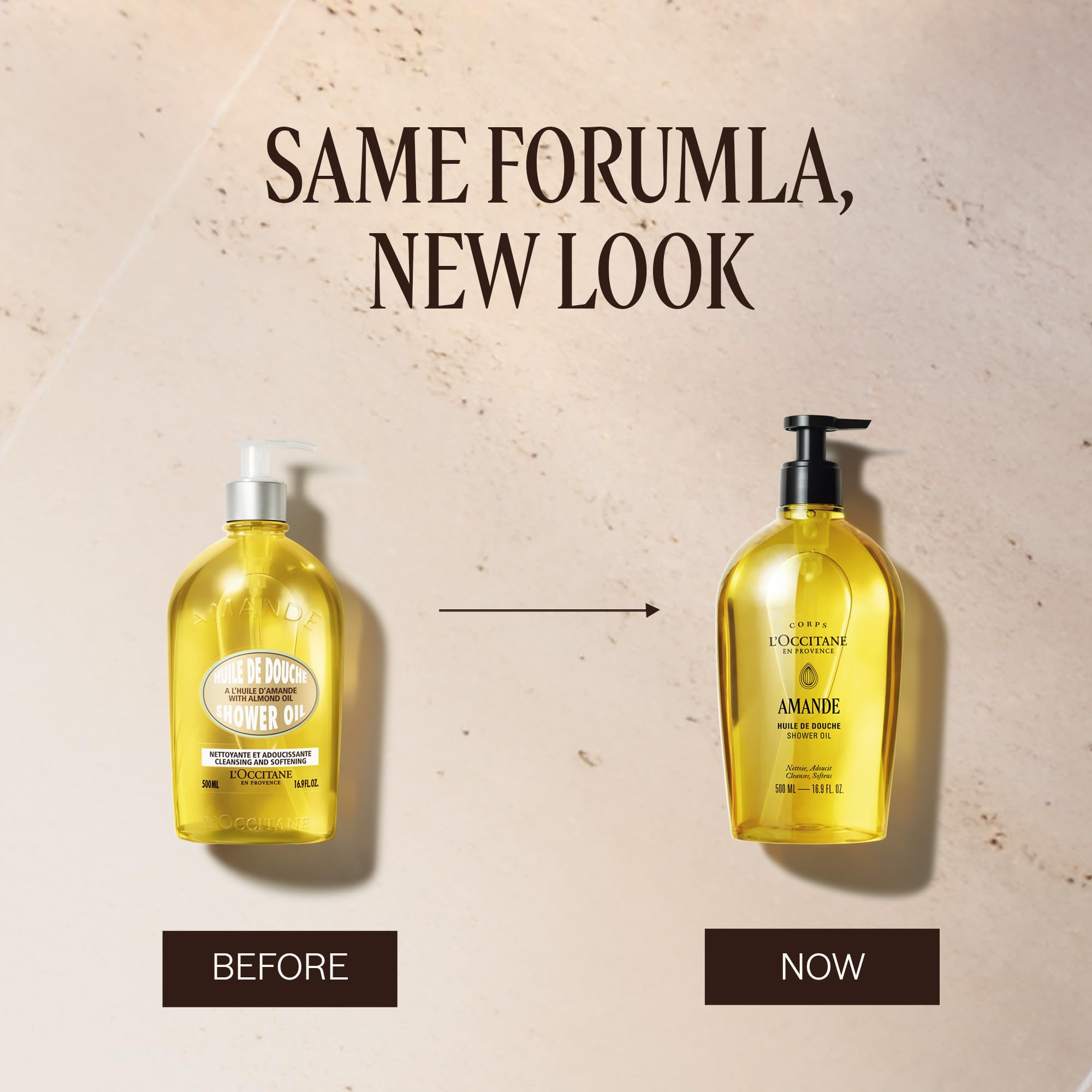 L'OCCITANE - Olej pod prysznic migdałowy (Amande Sublime) – 500 ml | Wszystkie rodzaje skóry – delikatnie oczyszcza, nawilża i sprawia, że skóra staje się gładka – Made in France