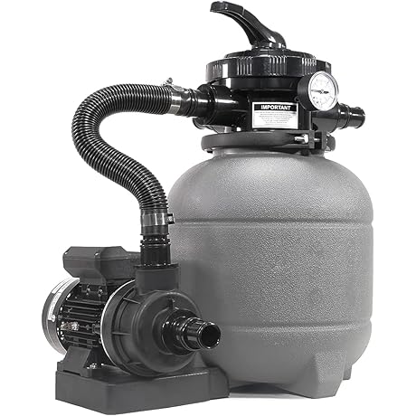 XtremepowerUS 12" Pool Sand Filter - The Ultimate Poop-Pumping Solution