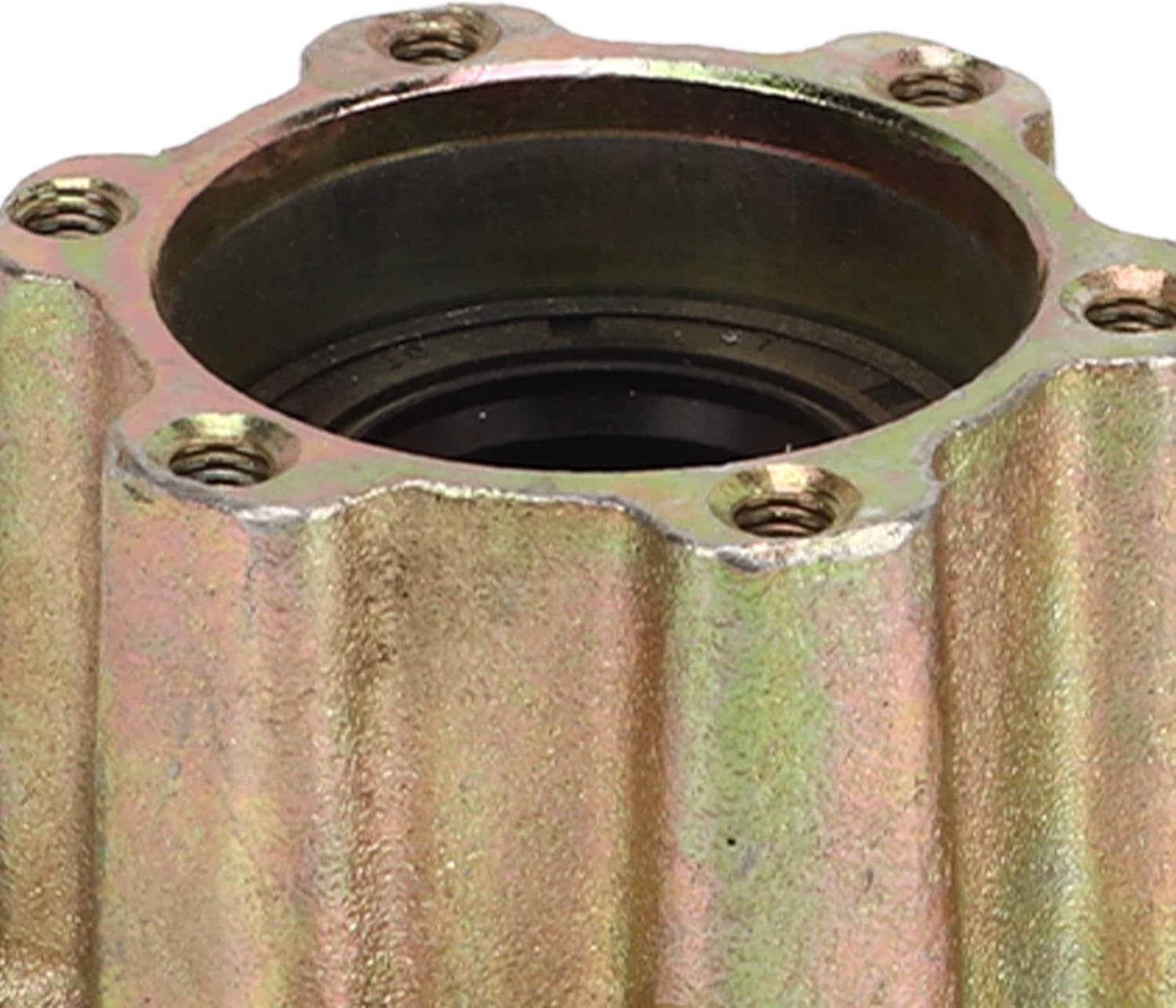 Install 2PCS Plated Hub Flange Seat - for Live Axle Flange Modification of Four Wheeled OffRoad Vehicles, ATVs, Karts - Ensure Proper Wheel and Axle Connection for