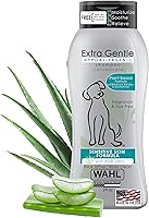 Wahl Extra Gentle Hypoallergenic Dog Shampoo for Sensitive Skin - Plant-Based, pH Balanced, Fragrance-Free, 24oz Made in USA