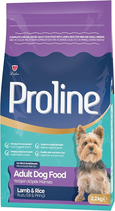 Proline Mini ve Küçük Irk Kuzu Etli ve Pirinçli 2.2 KG