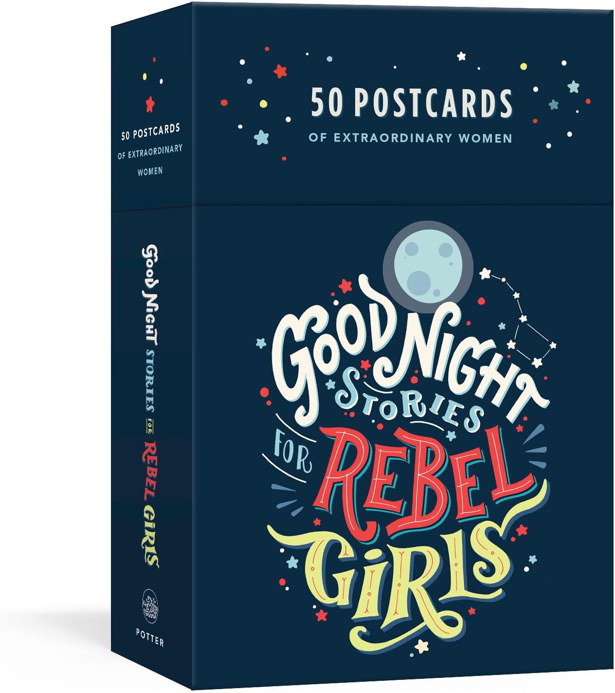 Good Night Stories for Rebel Girls: 50 Postcards of Women Creators, Leaders, Pioneers, Champions, and Warriors