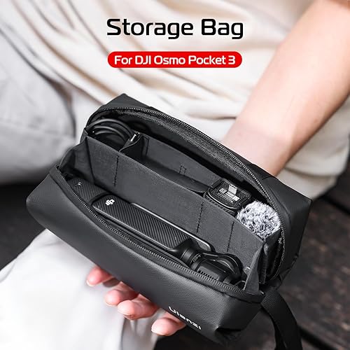 Miniatura 2 de ULANZI PK-04 Bolsa de transporte para DJI Osmo Pocket 3, estuche de almacenamiento portátil, protector para DJI Osmo Pocket 3 Creator Combo