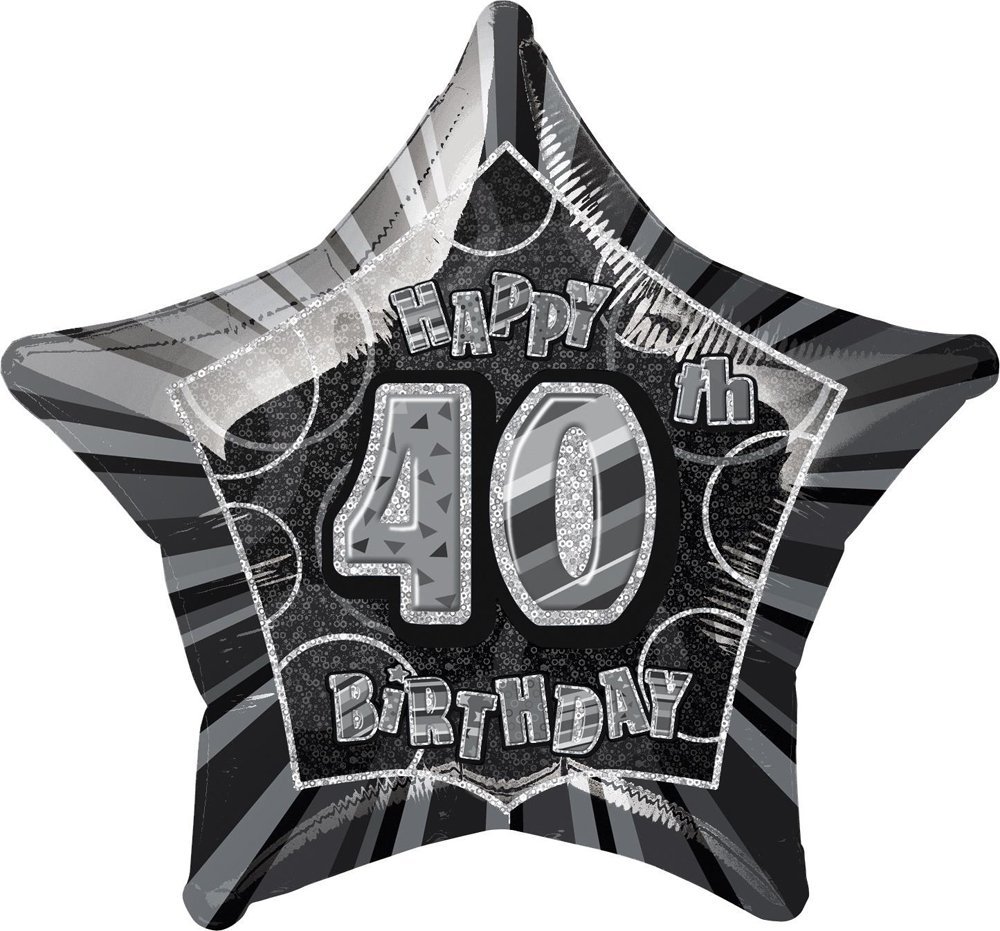 Unique Party 92068 - 9ft Foil Glitz Pink Happy 80th Birthday Banner — view 168