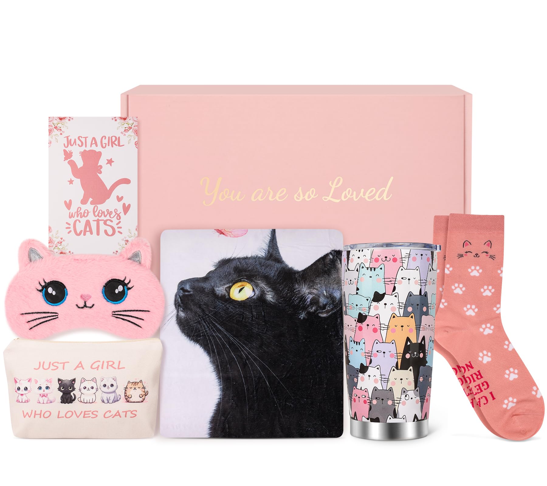 Gift Basket Cat Lover Accessories Funny Stuff Cefanty Cat Lover