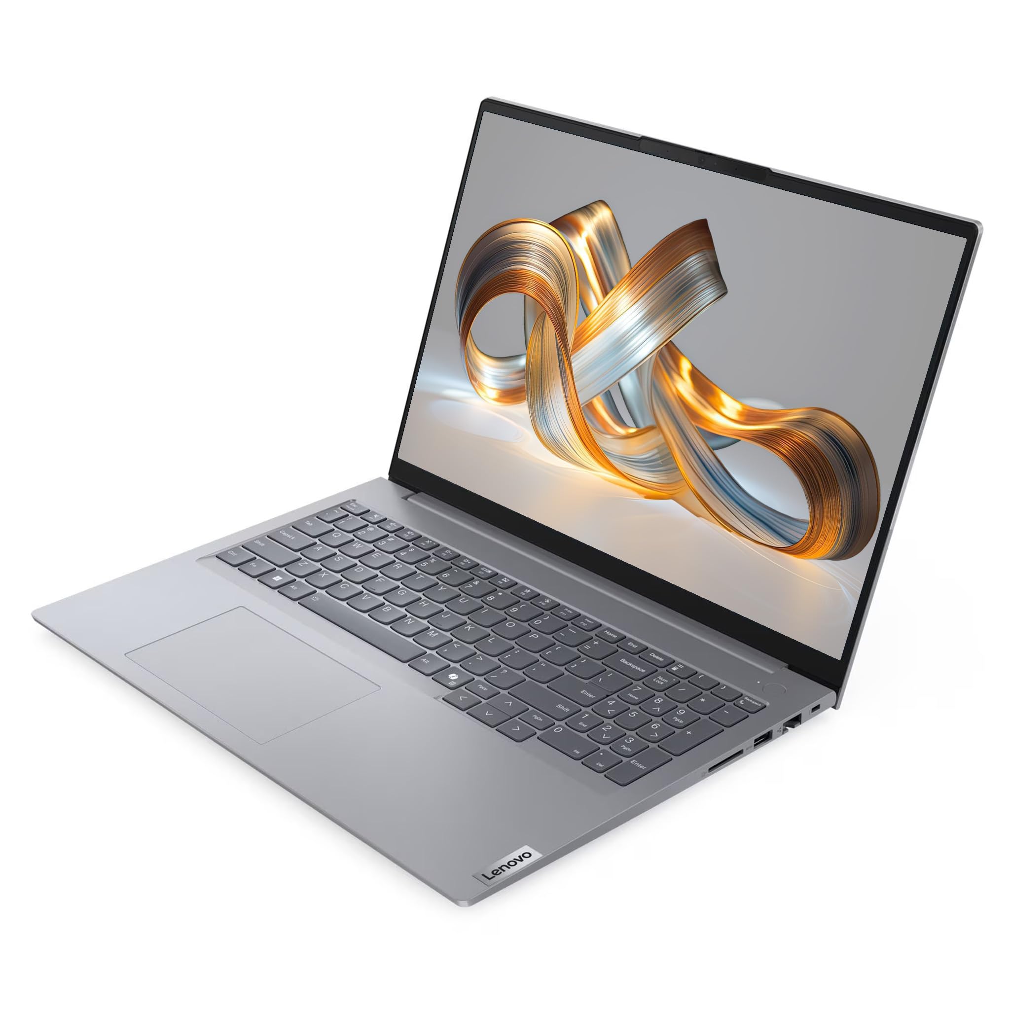 Lenovo ThinkBook 16 G7 ARP Business Laptop, AMD Ryzen 5-7535HS, 16 GB DDR5 RAM, 512 GB PCIe SSD, 16" WUXGA Display, AMD Radeon 660M Graphics, Deutsches Tastatur-Layout, Windows 11 Pro, Arctic Grey