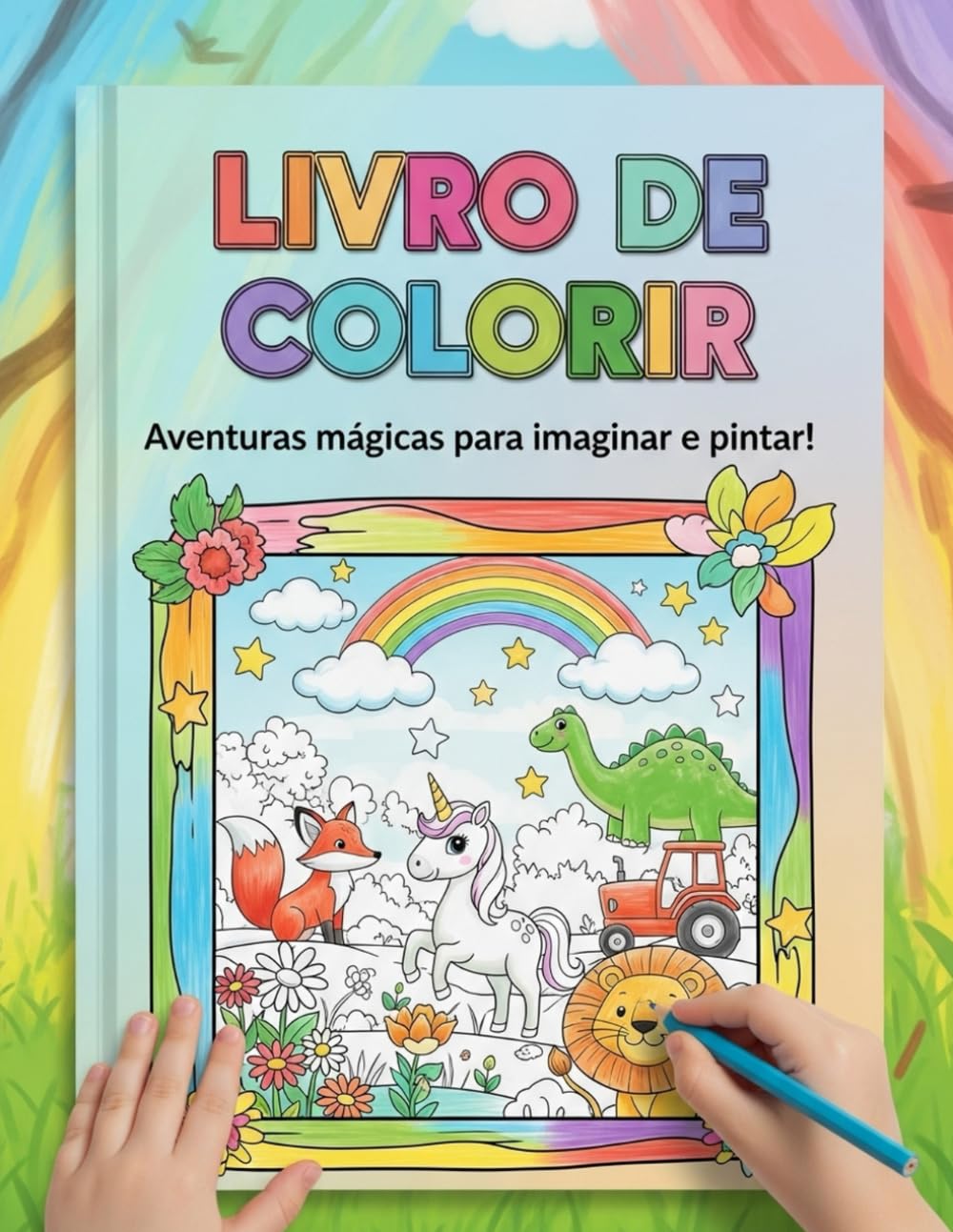 Livro de Colorir – Aventuras Mágicas para Imaginar e Pintar: 24 páginas encantadoras para colorir | Criatividade, foco, atenção e momentos mágicos em família