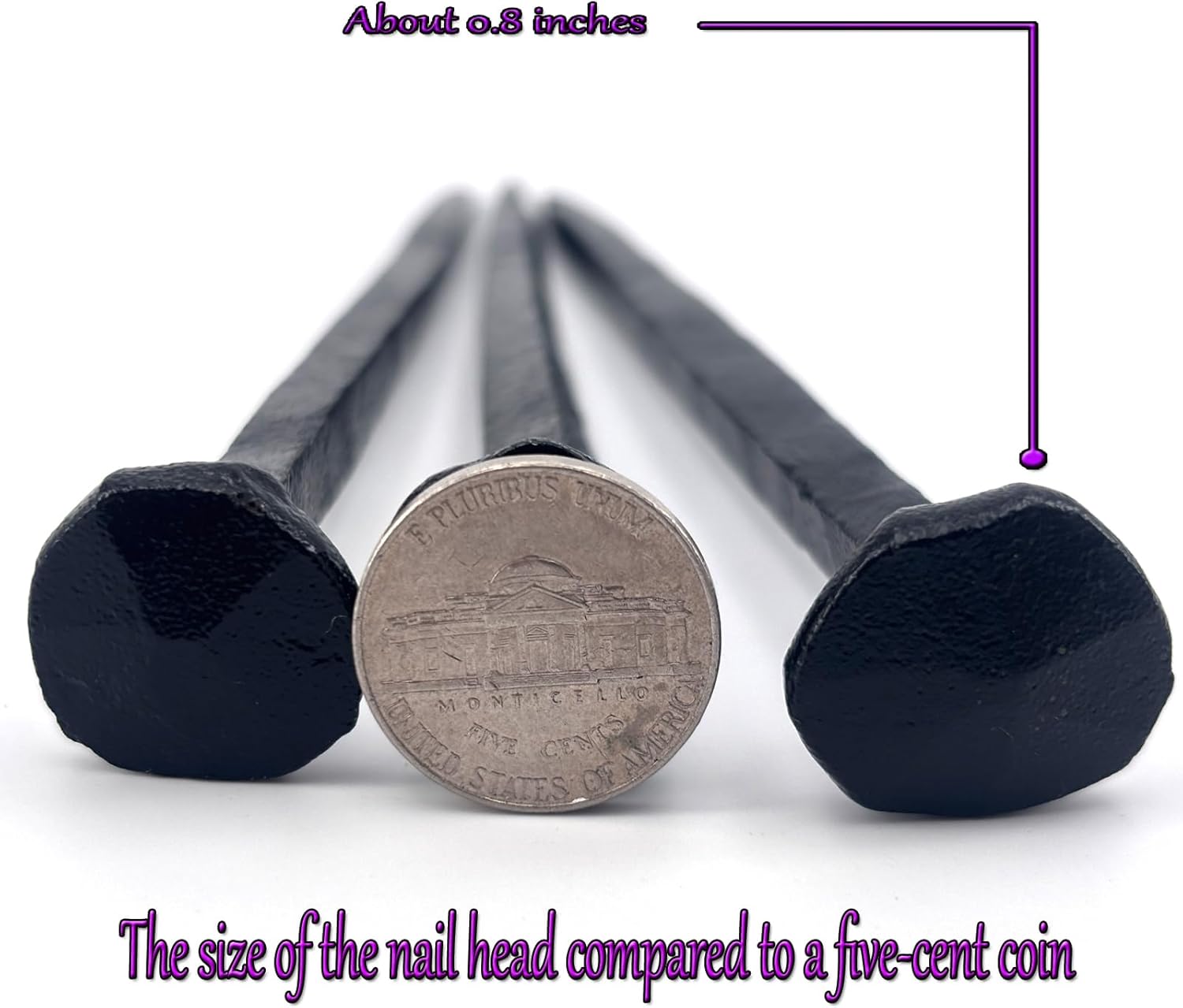 Jesus Cross,Wrought Iron Decorative Nails,Confirmation gifts,Hand Forged Nails,Hand Forged Crucifixion Nails,Iron Nails,Jesus Crucifixion Flat Head Nail (3)